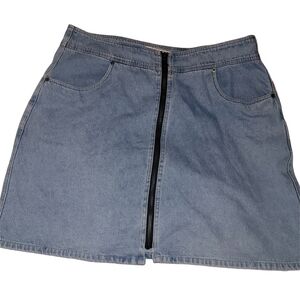 Only Denims Zip-Front Jean Skirt 18+